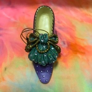 “Glittering Soirée” Heirloom Collectible Miniature Shoe